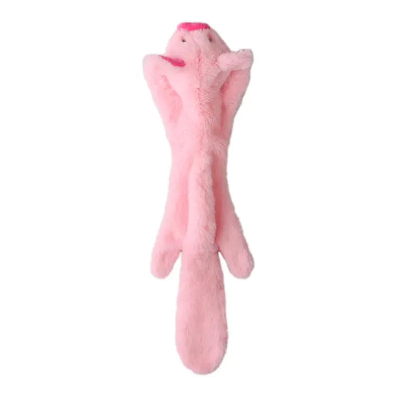 No Stuffing Simulated Animal Dog Toy With Squeakers Durable Plush Crinkle Squeaky Chew Toy For Fetching