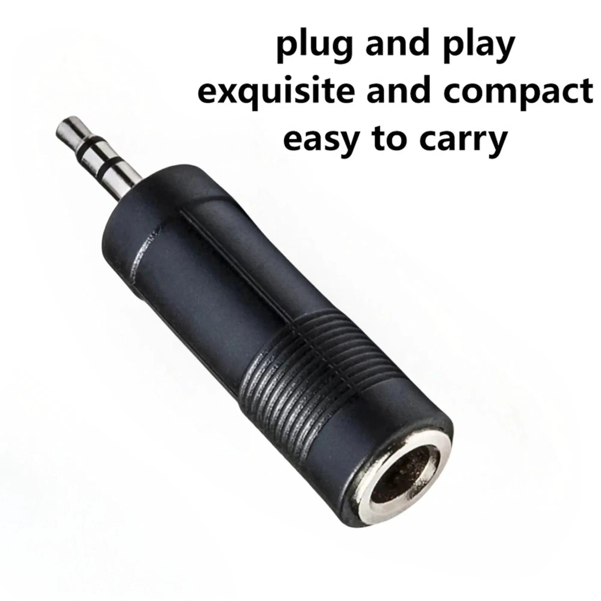 Miwayer 3.5mm Female to 6.35mm Male Stereo Audio Adapter for Headphones Microphones Plug Converter