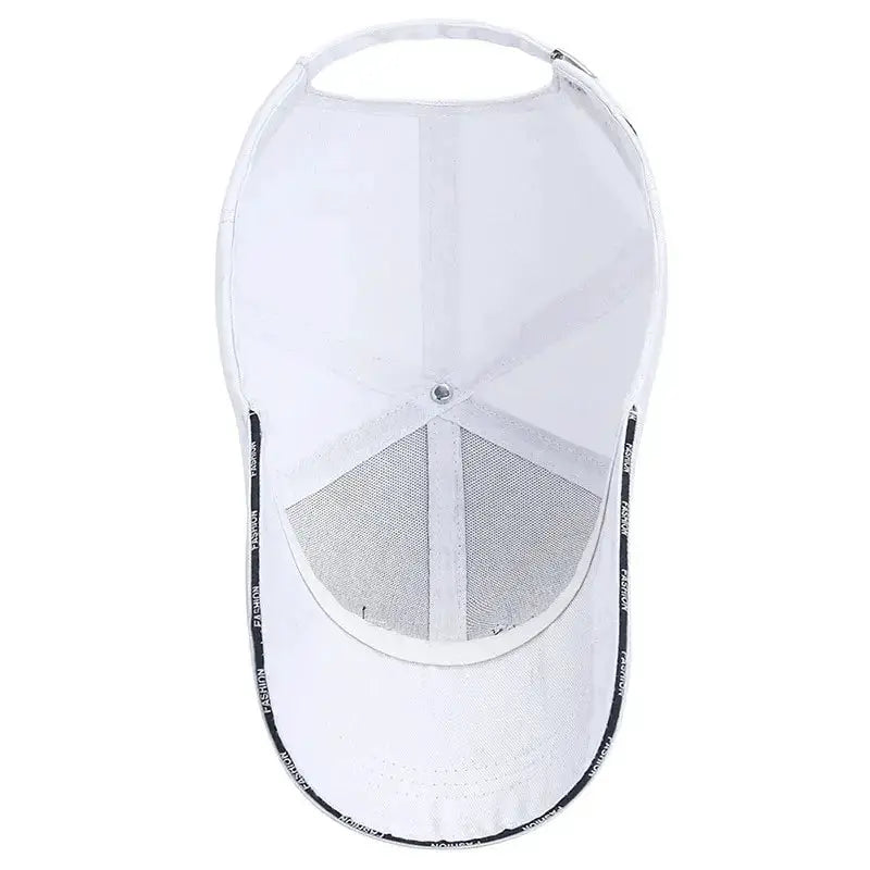 Womens Korean Version Letter Embroidered Internet Celebrity Baseball Cap Breathable Sun Hat For Sports And Everyday Wear
