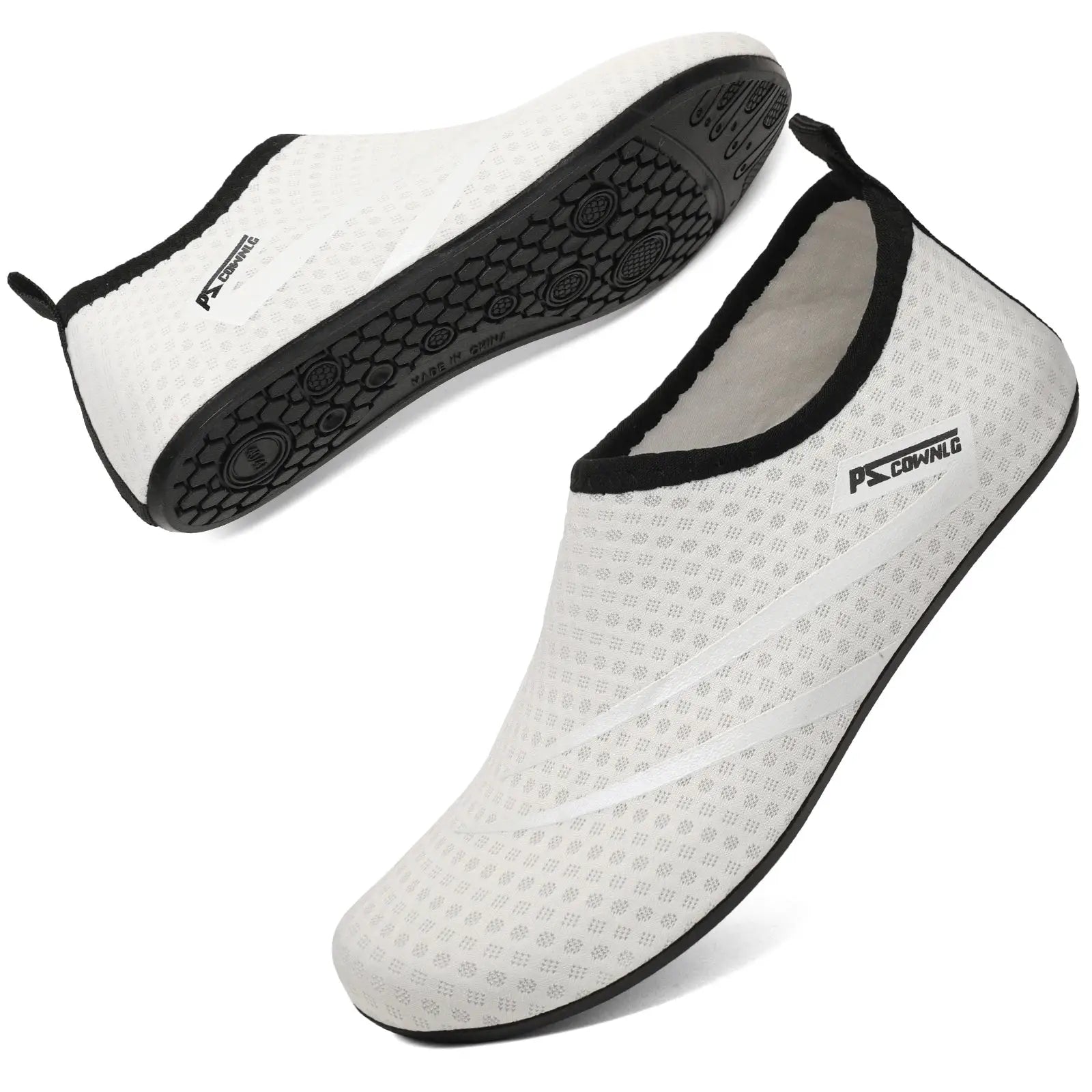 AquaStride Unisex Water Shoes Breathable Mesh Quick Dry Non Slip Rubber Outsole For Beach Surf Snorkeling