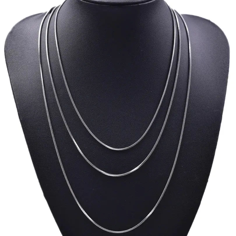 Stainless Steel Snake Chain Necklace For Women And Men 45 50 60 70 Centimeters Long Jewelry Choker Collana Catenina