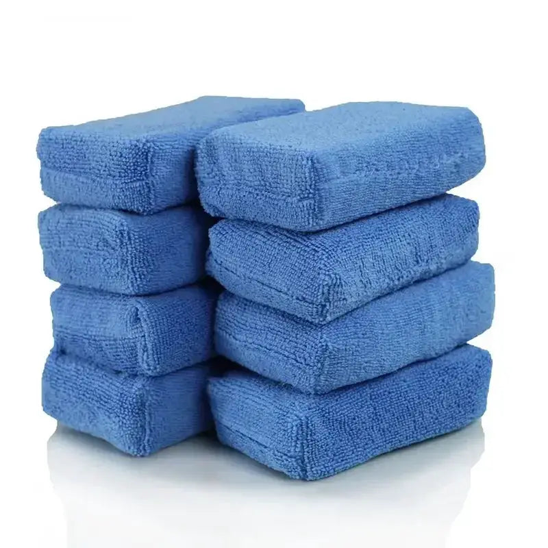 GlossPro Car Wax Applicator Pads Soft Microfiber Polishing Sponges For Flawless Detailing