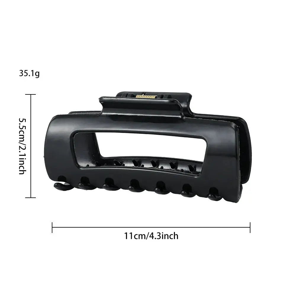 FlexSilk Silicone Flexible Hair Claw Clips Nonslip Large Bendable Clips for Thin and Thick Hair