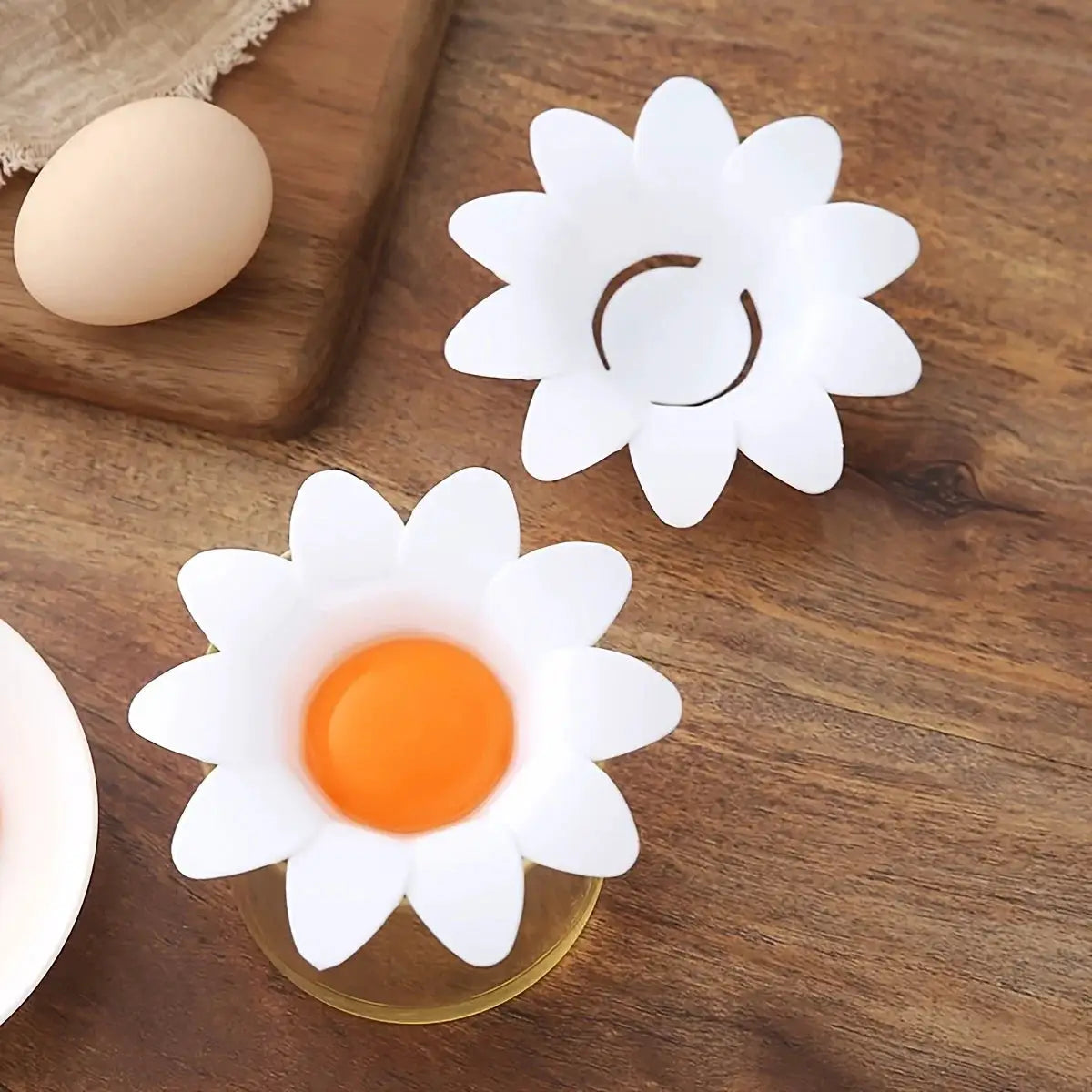 Flower Design Egg Separator For Egg White And Yolk Cute Kitchen Gadget Egg Extractor For Baking