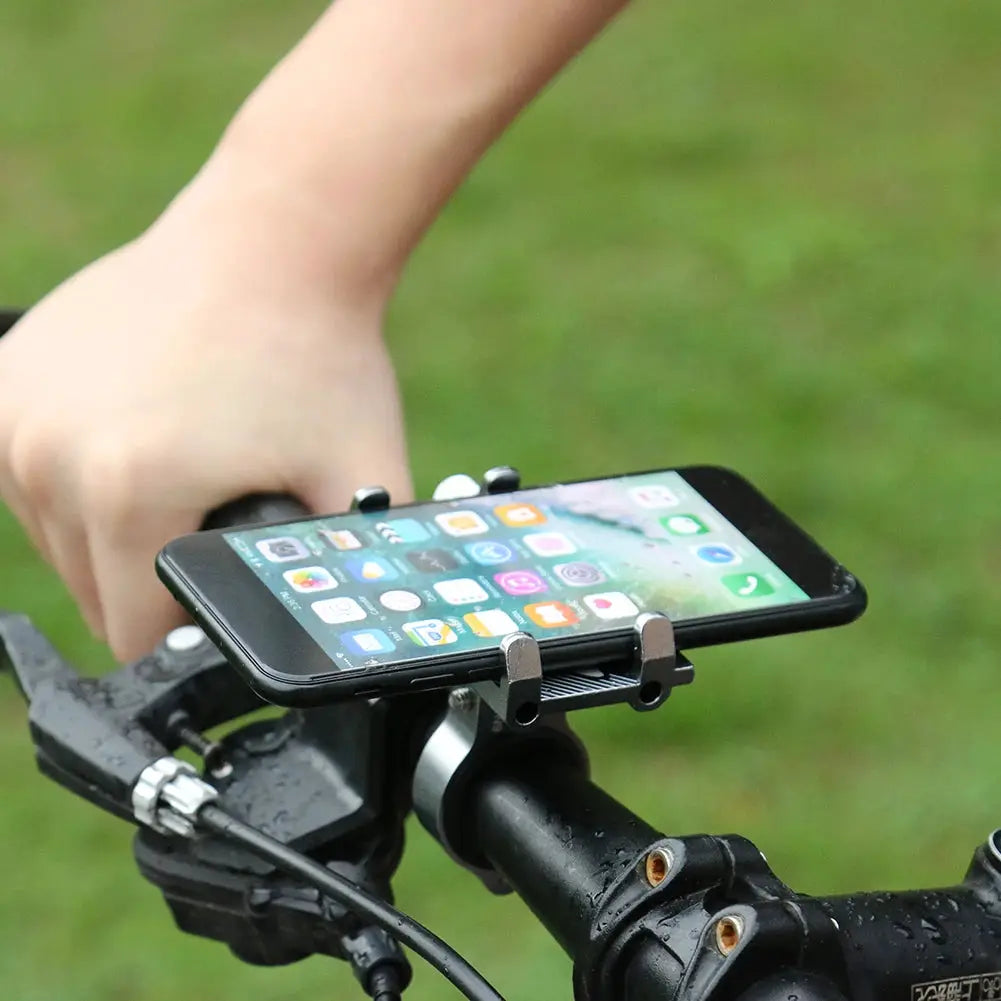 ZTTO Universal Bicycle Phone Holder Aluminum Alloy Mount For Bike And Motorcycle GPS Mobile On Handlebar M365