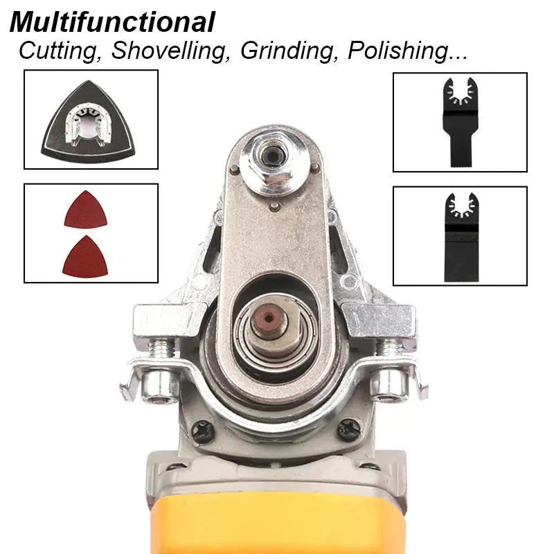 Multifunctional Angle Grinder Attachment Converter Oscillating Saw Blade Adapter M10 M14 Type 100 115 125