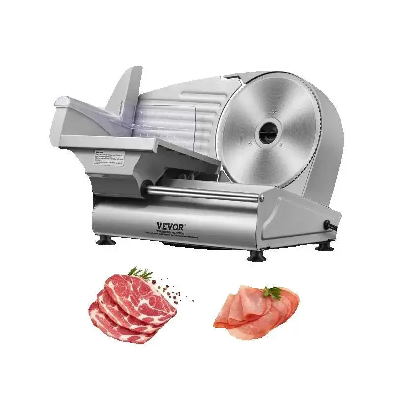 SucceBuy Electric Meat Slicer Deli SUS 420 Stainless Blade Thickness