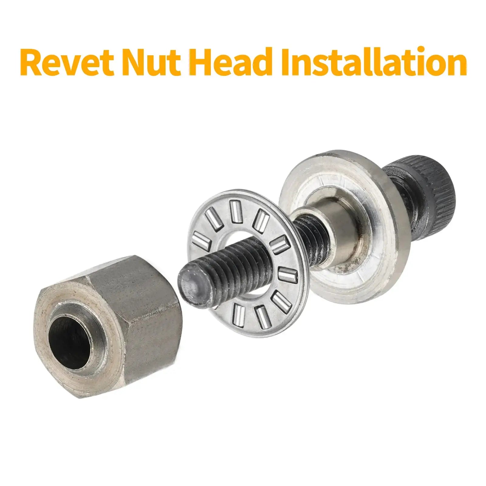 Hand Rivet Nut Gun Manual Riveter Tool For M3 To M10 Rivnut Nuts Easy Installation