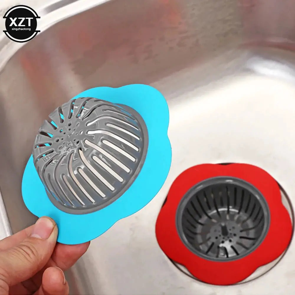 Flower Shaped Silicone Sink Strainer - Simples Market
