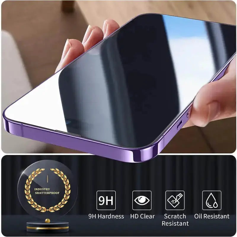 ApexGuard iPhone Tempered Glass Screen Protector Ultra Clear Touch Sensitive Defense For iPhone 11 To 16 Pro Models