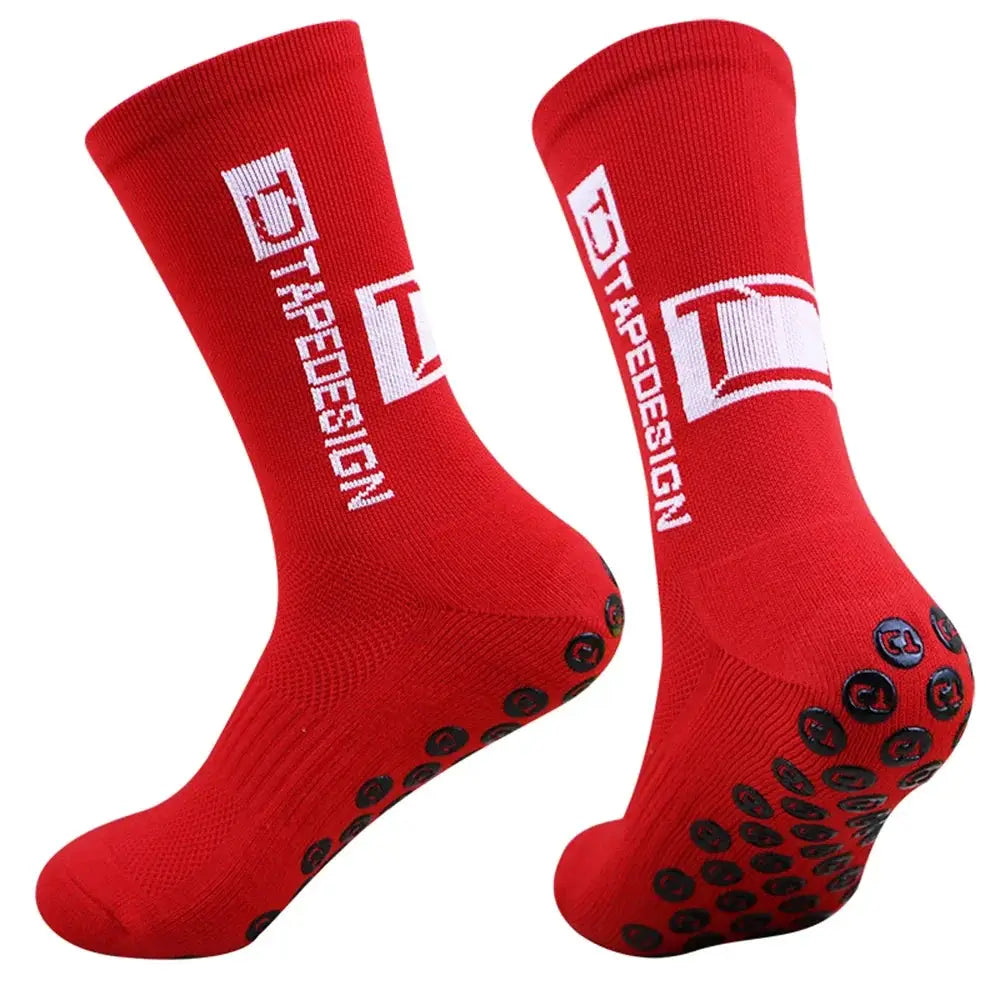 Mens Non Slip Soccer Socks With Non Skid Grip For Football Basketball Cycling And Training Performance