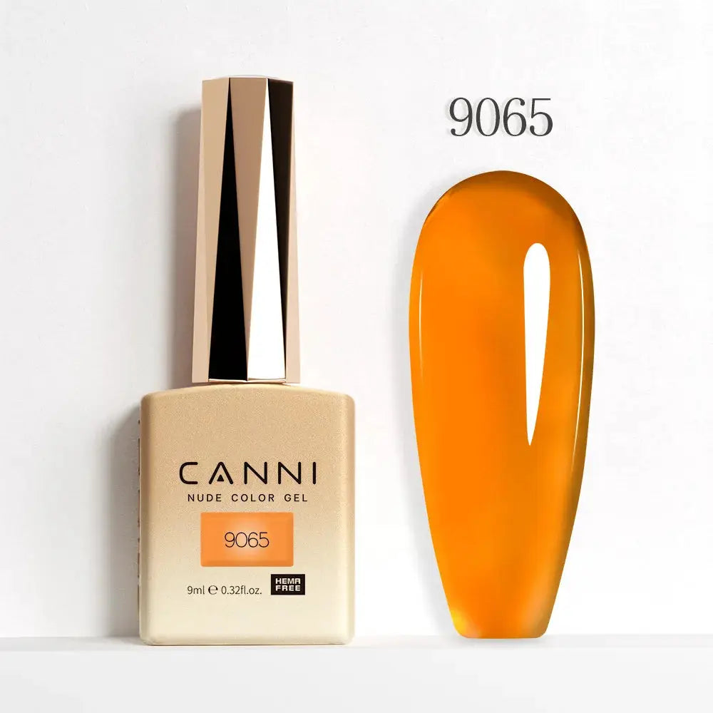 Canni Hema Free Nail Gel Polish Christmas Red Collection Semi Permanent 9ml Long Lasting Shine