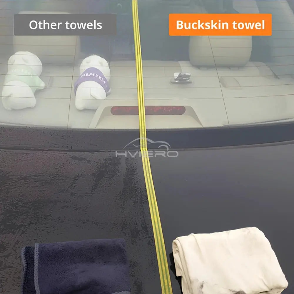 Simples Market leather chamois, 40x70 cm, for car, auto and home care, highly absorbent