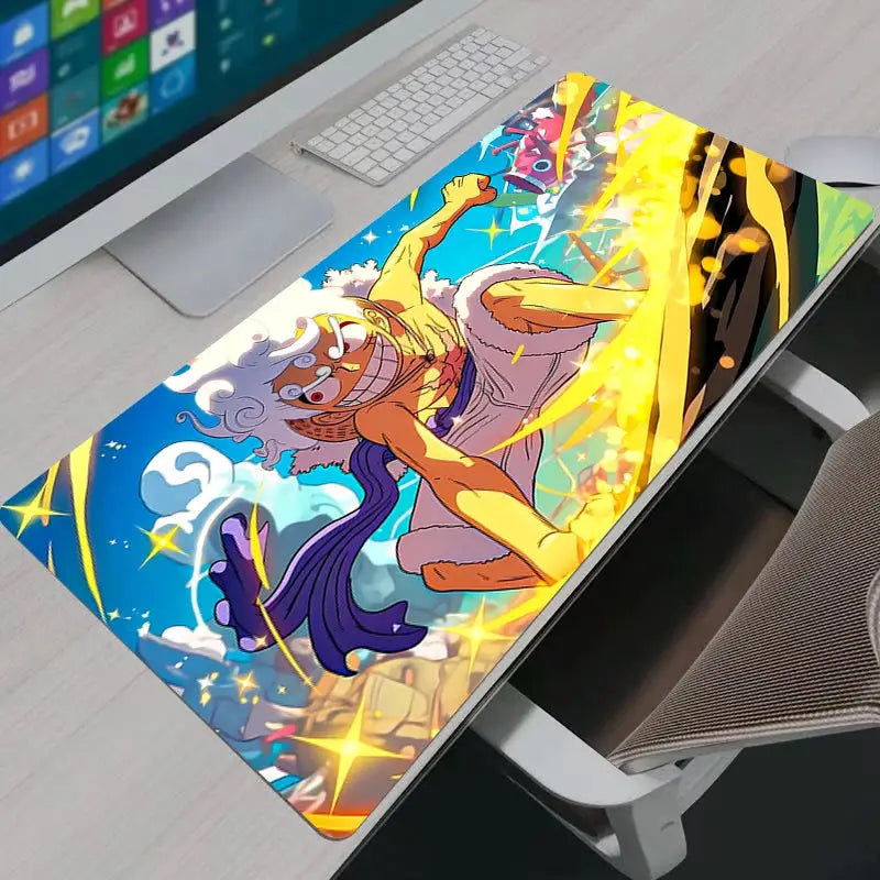 One Piece Luffy Anime Mouse Pad XXL Large Gaming Desk Mat For Keyboard And Mouse