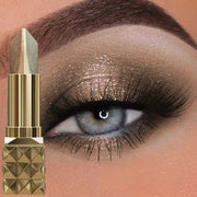NovaBeauty Two Color Eye Shadow Stick Shimmer Glitter Brown Dimensional Natural Look All Day Waterproof
