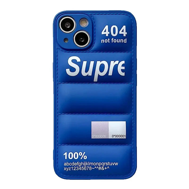 Fashion Down Jacket Puffer Silicone Case For iPhone 17 Pro Max 16 15 14 Plus 13 12 11 XR Protective Cover