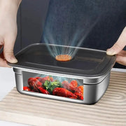 EverPack Stainless Steel Camping Lunch Box Sealed Leakproof Bento Box Microwave Safe Large Capacity