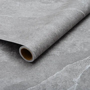40cm gray stone-pattern PVC self-adhesive floor sticker roll for bathroom and kitchen floors, home decor