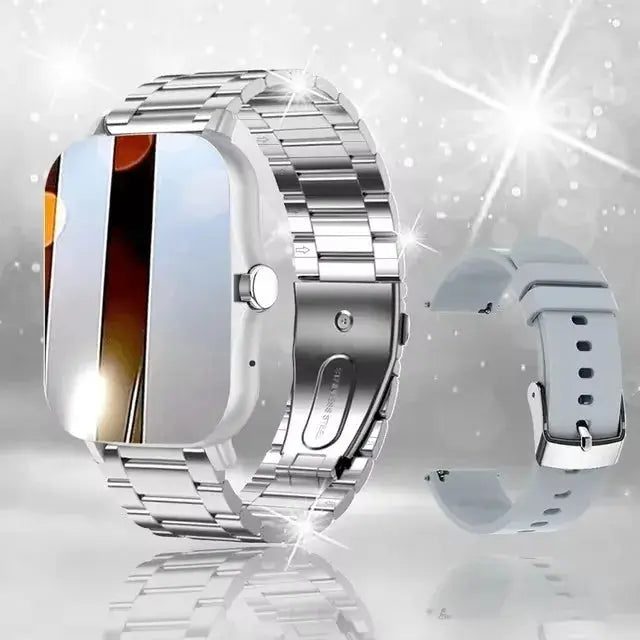 PulseTech 1.83 Inch Waterproof Smartwatch With Sleep Monitoring Pedometer Calls Alerts For IPhone And Android