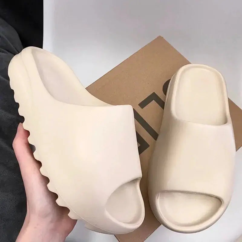 EVA Thick Soft Platform Slide Sandals For Adults Non Slip Indoor Outdoor Lightweight Shower Slippers