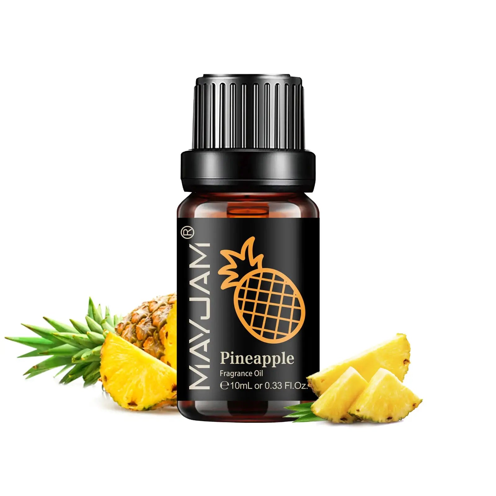 MAYJAM Fruit Essential Oil 10ml Assorted Fruit Fragrance for Diffuser Candle Cherry Banana Papaya Grape Litchi Guava Kiwifruit Pear