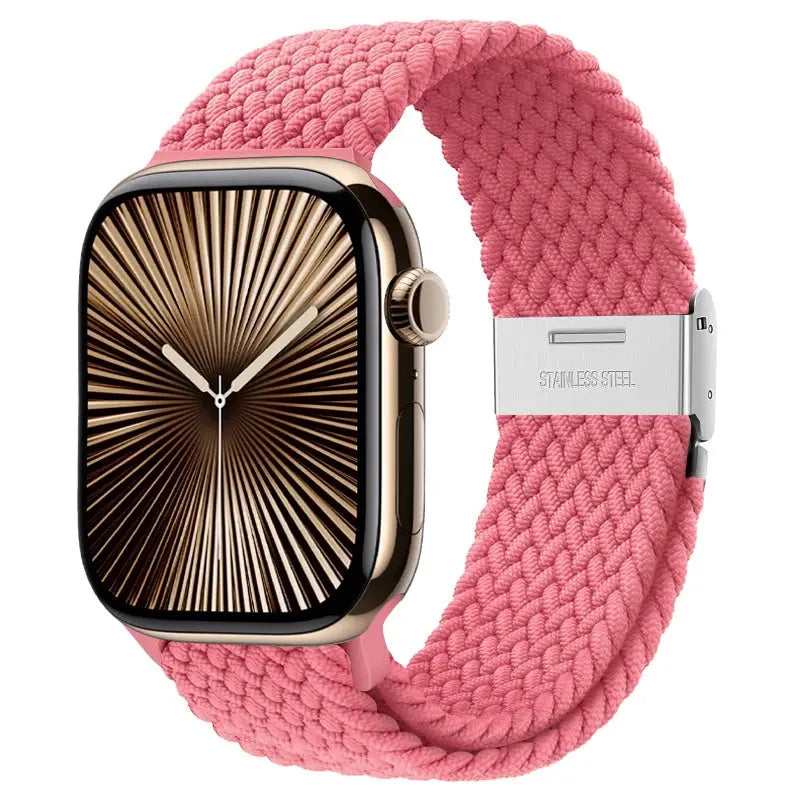 Strap For Apple watch band 46mm 45mm 44mm 49mm 40mm 41mm 42mm Braided loop correa bracelet iWatch series 10 8 9 7 5 2030