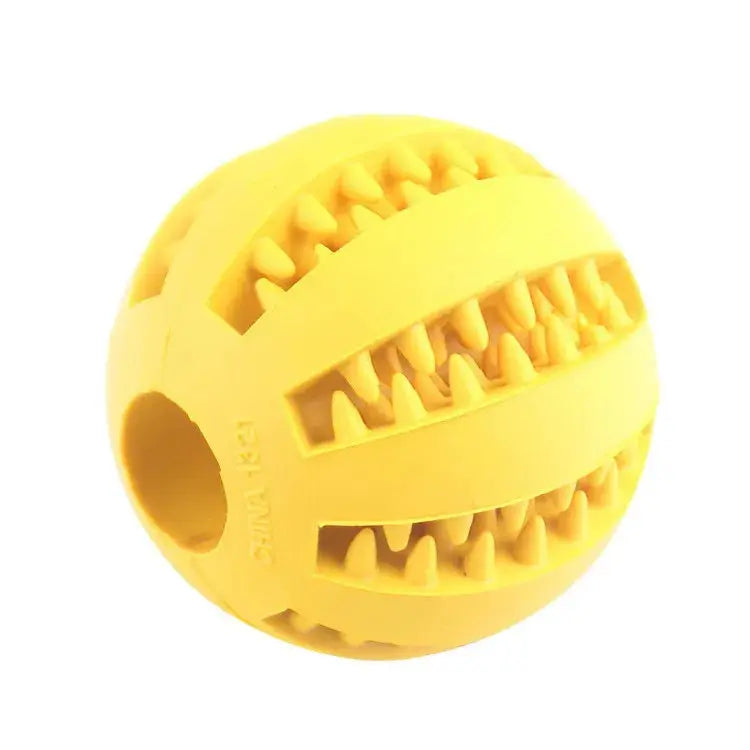 Nontoxic Bite Resistant Dog Ball Toy For Dogs And Cats Treat Dispenser Chew Toy Dental Cleaning Ball
