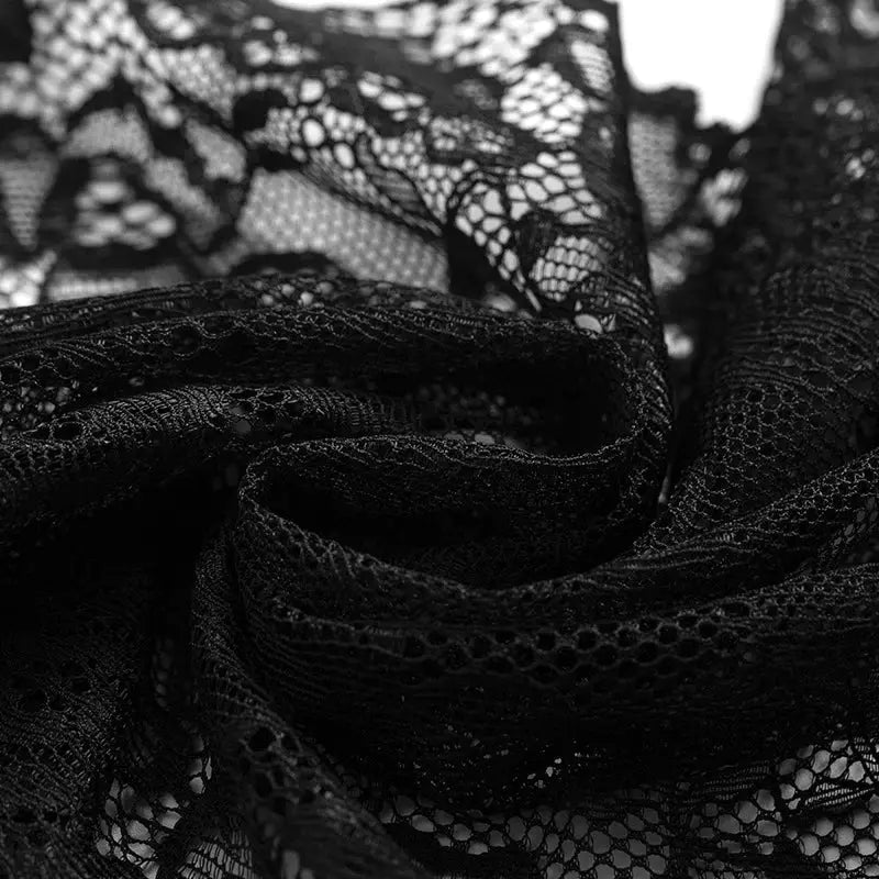 Brand 2025 Summer 2 Piece Lace See Through Pajama Set With Suspender Shorts Lightweight Breathable Polyester