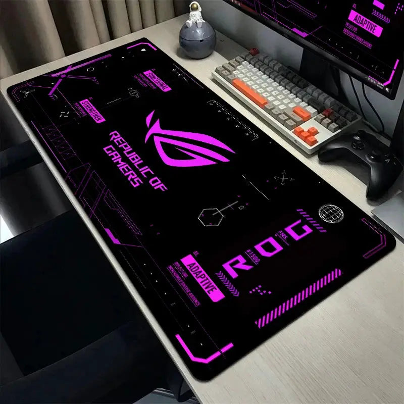 Dapesuom XXL Extended Gaming Mat for PC and Keyboard Large Mouse Pad Non Slip Surface Ultra Smooth Fabric