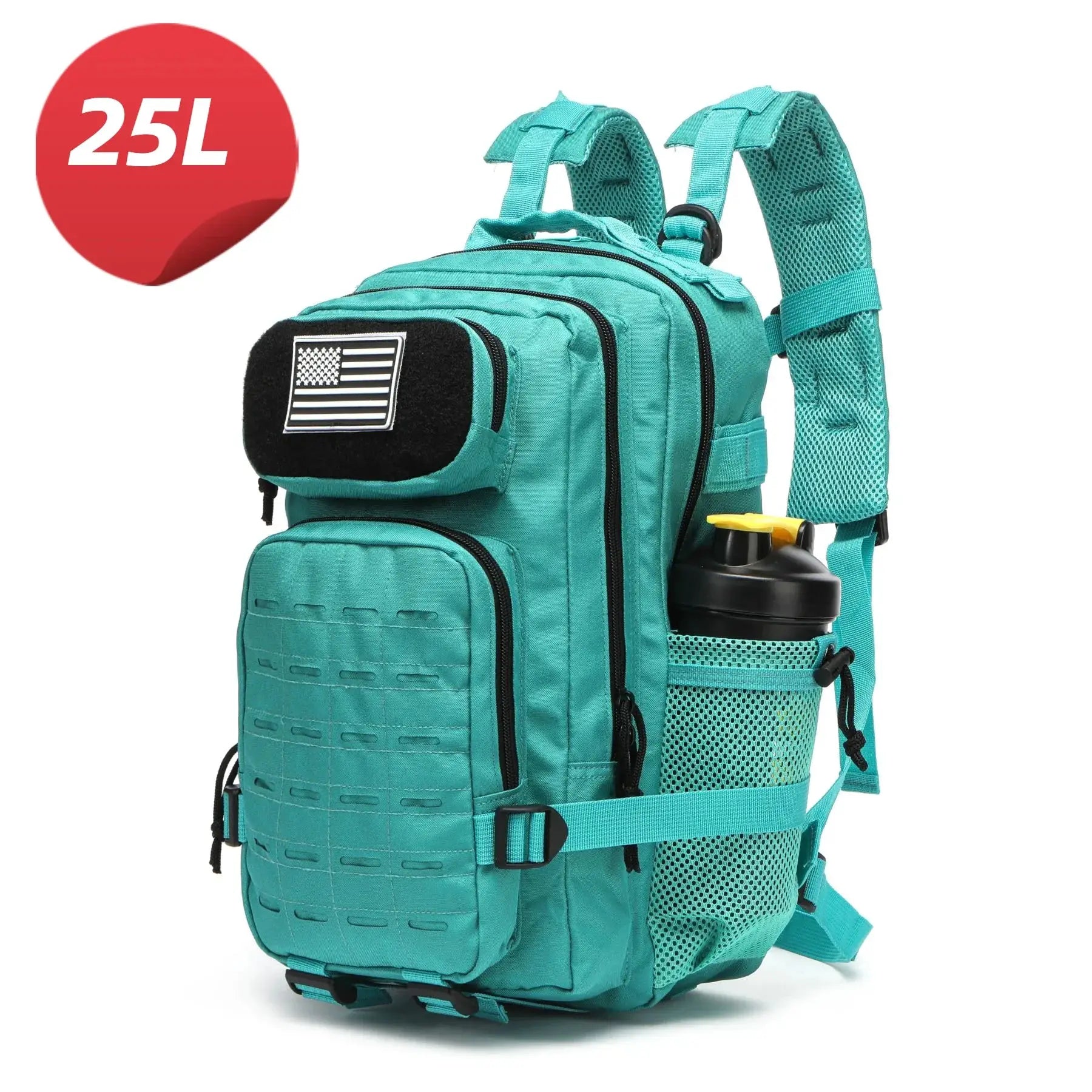 OutdoorPro 25L to 50L Tactical MOLLE Backpack for Hunting and Hiking Waterproof Oxford Fabric