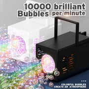 10 Hole Bubble Machine For Outdoor Play Handheld Bubble Blower Kindergarten No Battery Required