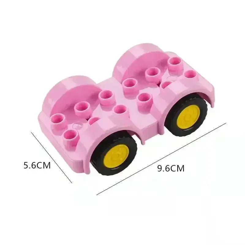 Big Building Blocks Accessories Compatible With Large Bricks Educational Toy Set For Kids Trucks Cars City Traffic