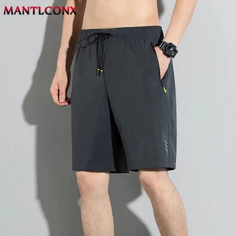 Men Loose Casual Quick Dry Running Shorts For Training And Gym Workout Board Shorts Summer Athletic Bottoms