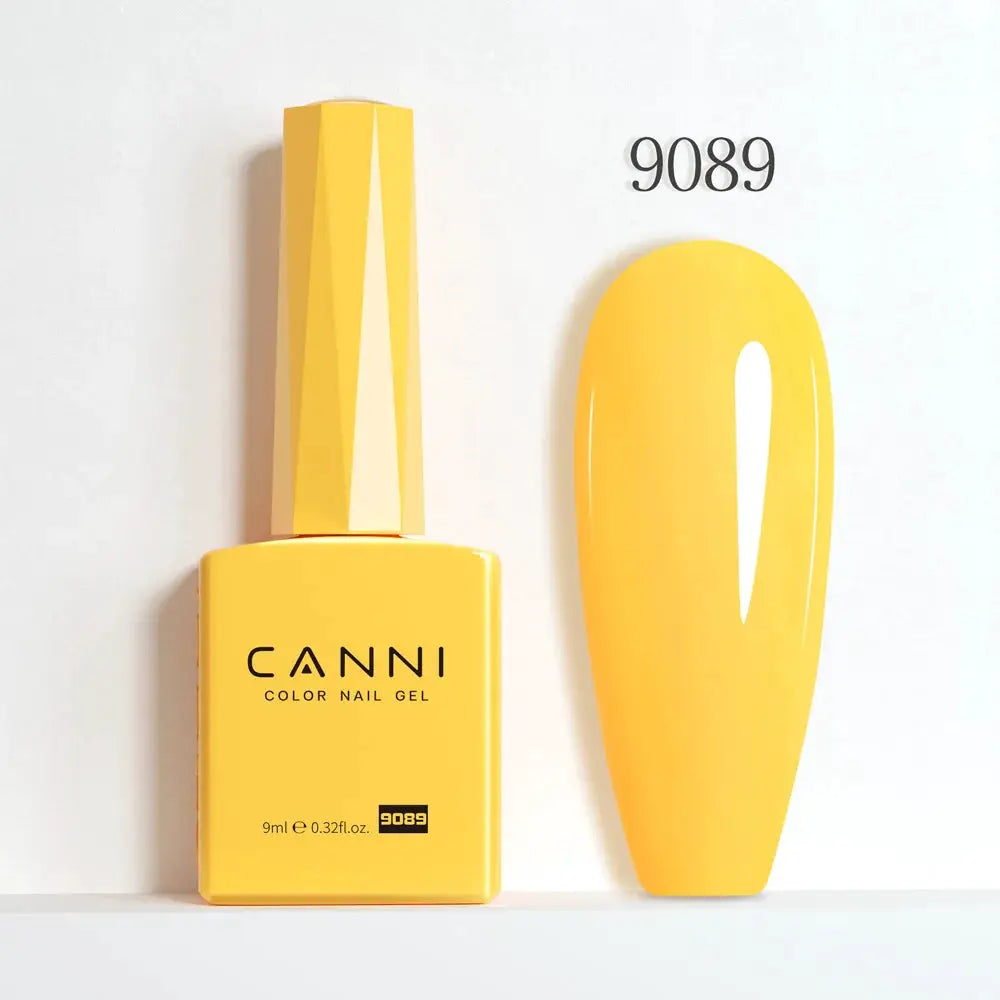 Canni Hema Free Nail Gel Polish Christmas Red Collection Semi Permanent 9ml Long Lasting Shine