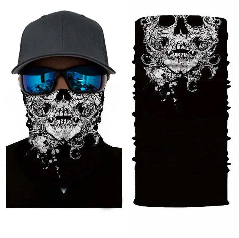 Seamless Tactical Neck Gaiter Bandana Scarf For Men Face Mask Balaclava For Cycling Skiing Motorcycle Hiking
