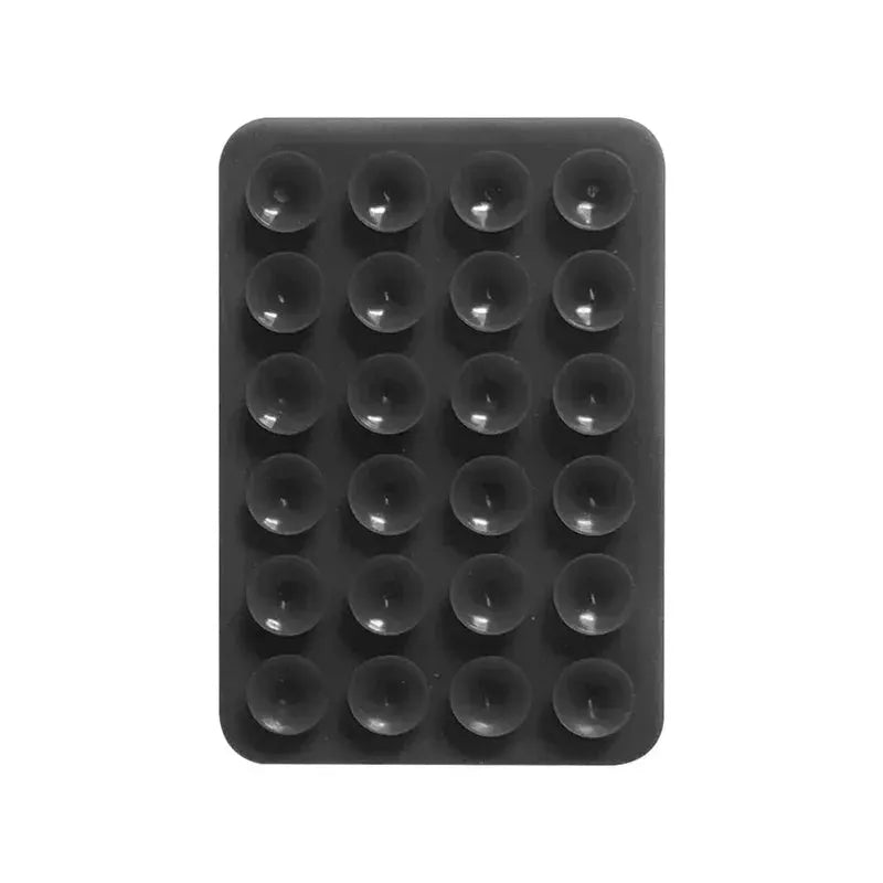 GripMate Silicone Suction Phone Holder Mat Wall Stand With Anti Slip Square Design For Apple Phones