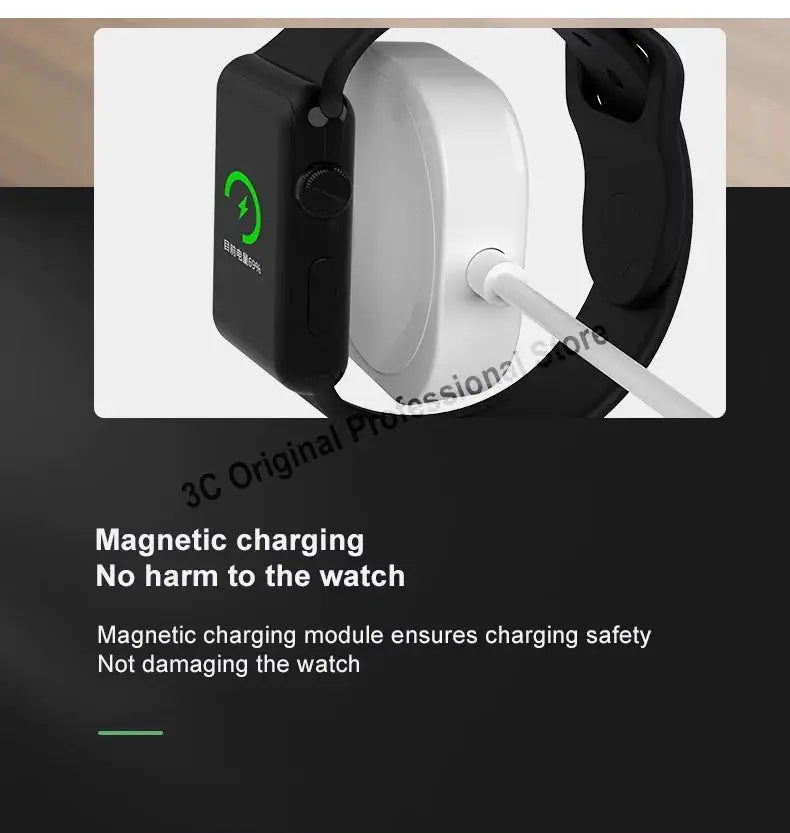 New Magnetic Wireless Charger for Apple Watch Series 9 8 7 6 5 4 SE Fast Charging Cable USB Type C for iWatch Series 6 3 5 3 2 1