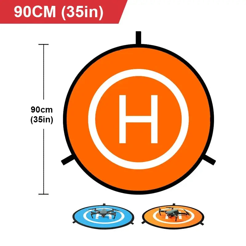 75 Cm Foldable Drone Landing Pad For Quadcopters Universal Waterproof Nylon Takeoff And Landing Mat Lawn Apron