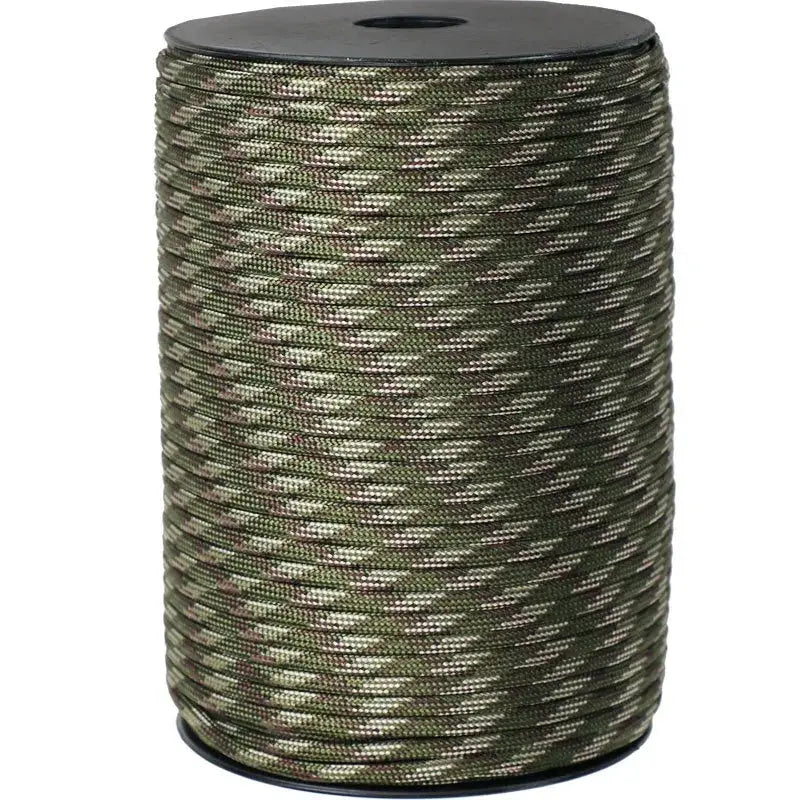 100m 50m 550 Paracord 9 Core Military Standard 4mm Outdoor Parachute Cord Survival Umbrella Tent Lanyard