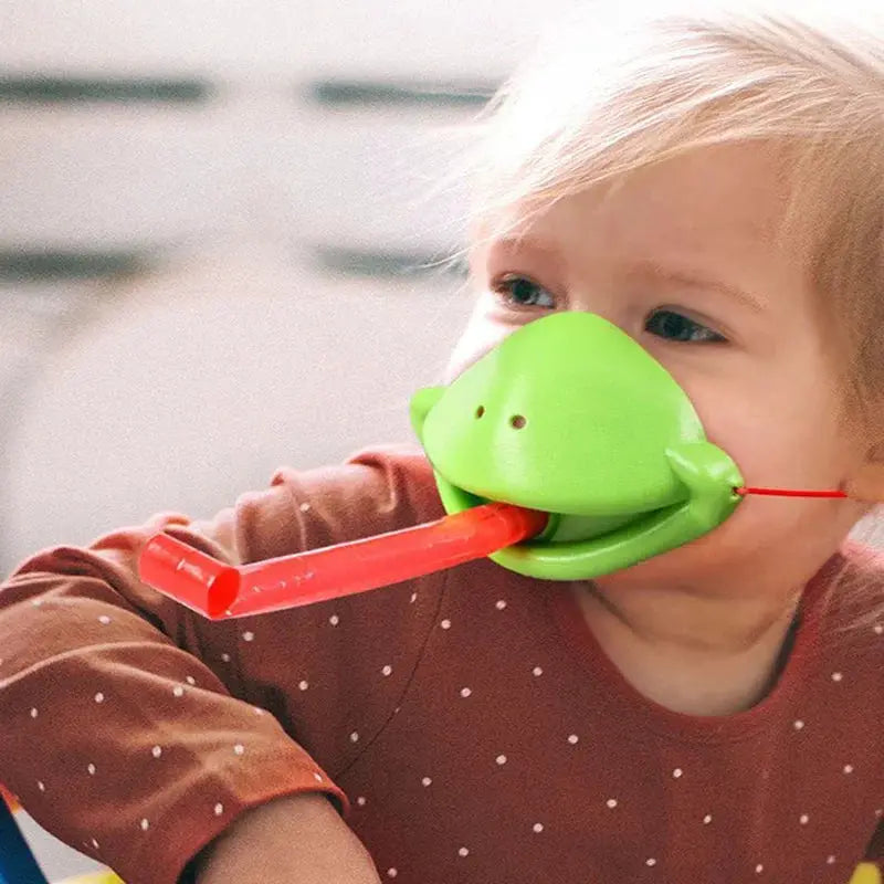 Frog Lizard Mask Wagging Tongue Card Licking Board Game For Parties Family Fun Antistress Desktop Puzzle Toy