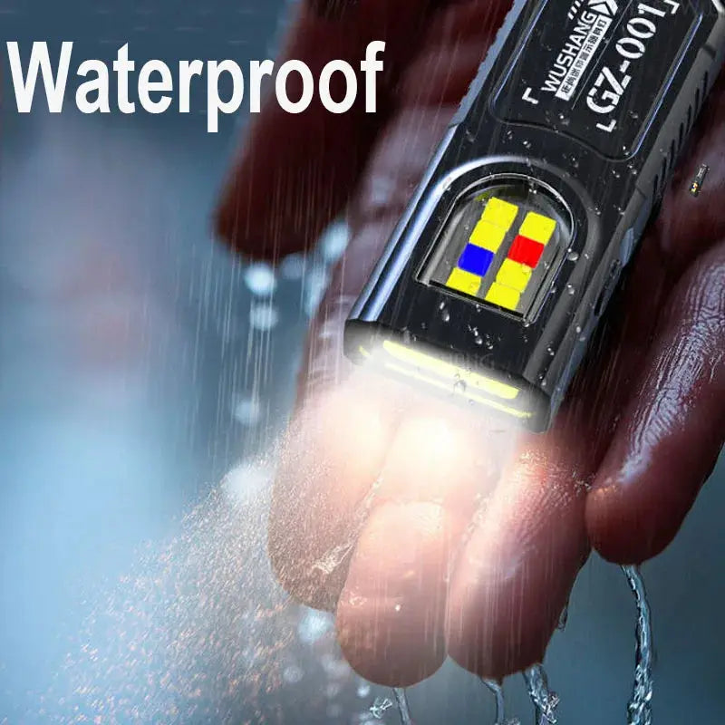 Simples Market powerful mini COB LED keychain flashlight, USB-C rechargeable, waterproof pocket light