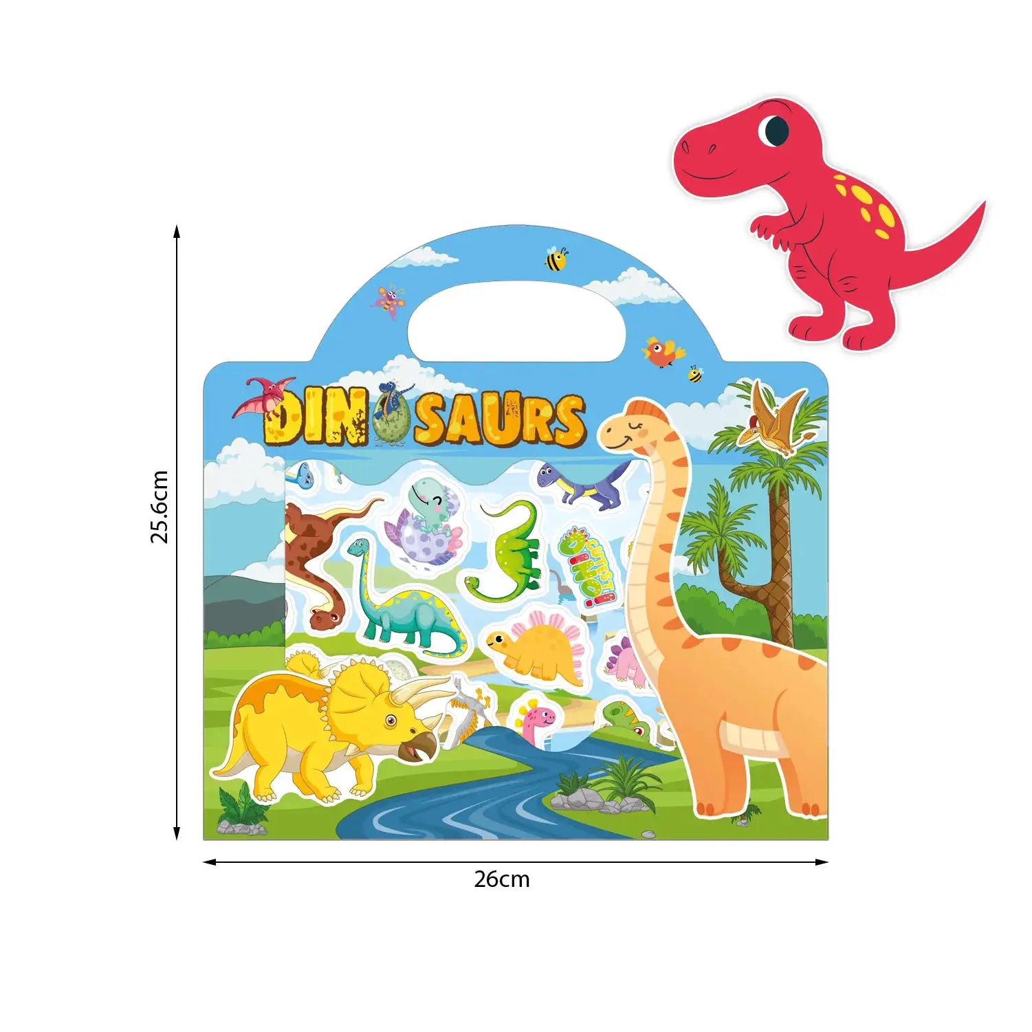 Reusable Scene Sticker Books For Kids Diy Puzzle Stickers Cartoon Animals Learning Cognition Toys Gift