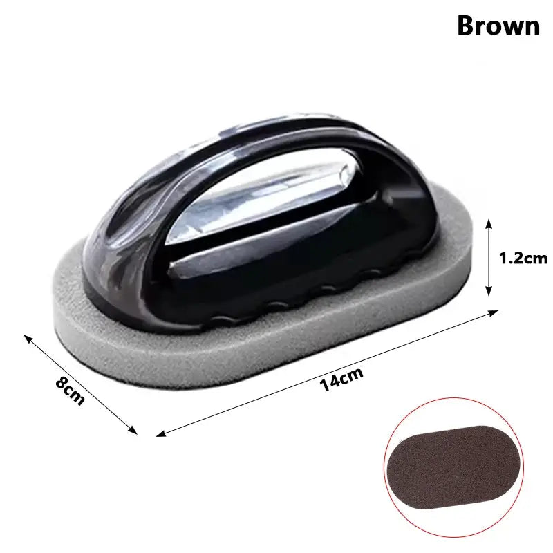Magic Emery Sponge Brush Wipe Eraser Cleaner With Nano Emery Surface For Rust Removal And Ergonomic Handle
