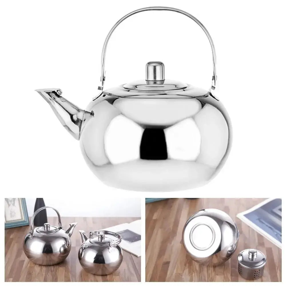 ZenBrew Stainless Steel Water Kettle With Infuser Ergonomic Anti Scald Handle And Rust Resistant Design