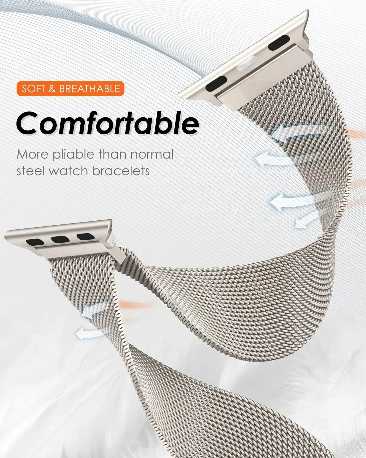 Milanese Strap For apple Watch Bands 44mm 40mm 45mm 49mm 41mm 42 44 46 mm Bracelet Correa iwatch Series 11 10 9 SE 7 8 Ultra3 2