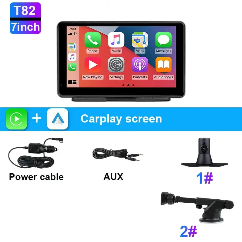 7 To 10 Inch Wireless CarPlay Android Auto Car Multimedia Receiver