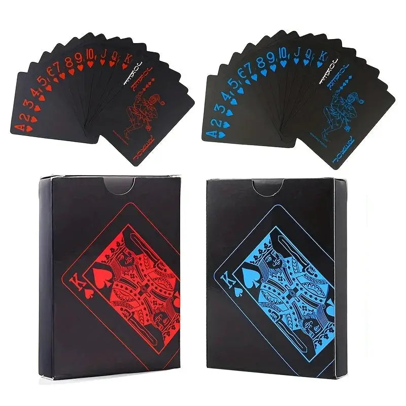 Waterproof PVC Illusionist Poker Cards Durable Aesthetically Enhanced Design For Game Nights And Casino Parties