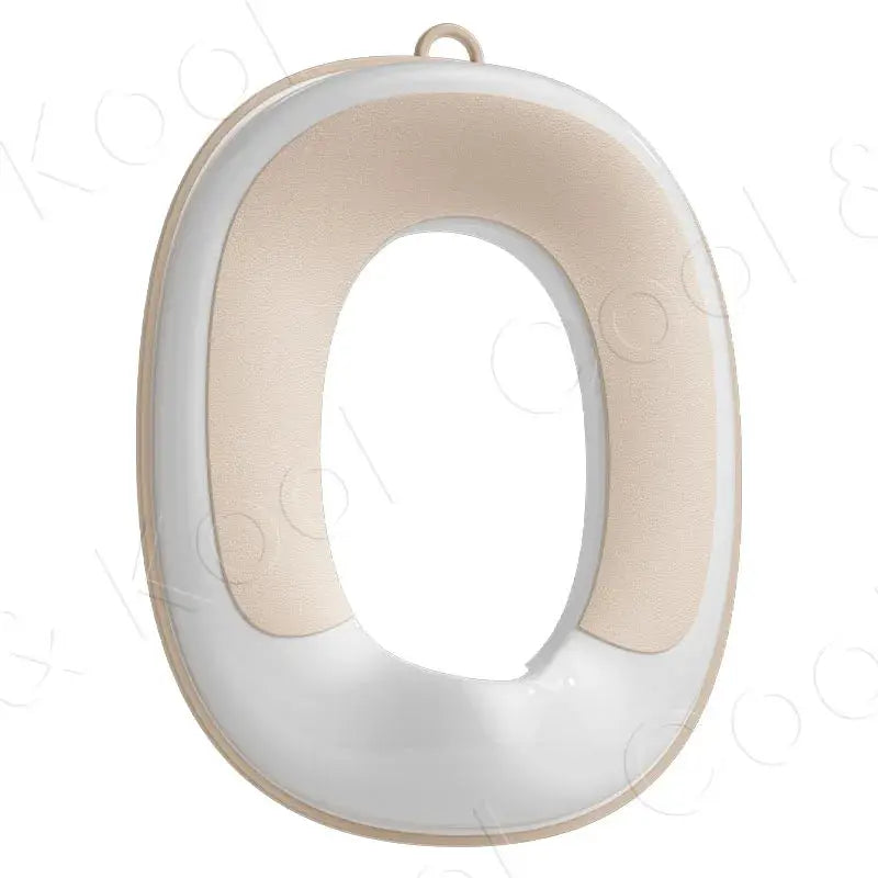 Universal children's toilet seat by Simples Market, beige and white, splash-proof