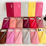 Lemontini Lip Gloss Silicone Phone Case For iPhone 11 Through 17 Pro Max Plus Air Makeup Inspired Lip Glaze