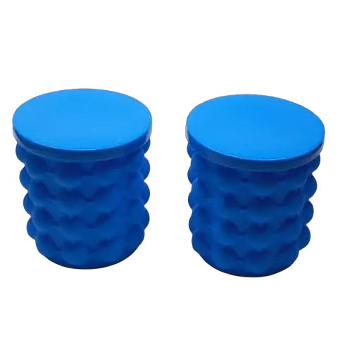 2 In 1 Ice Cube Mold And Large Silicone Ice Bucket Portable Frozen Drink Maker For Whiskey And Beer